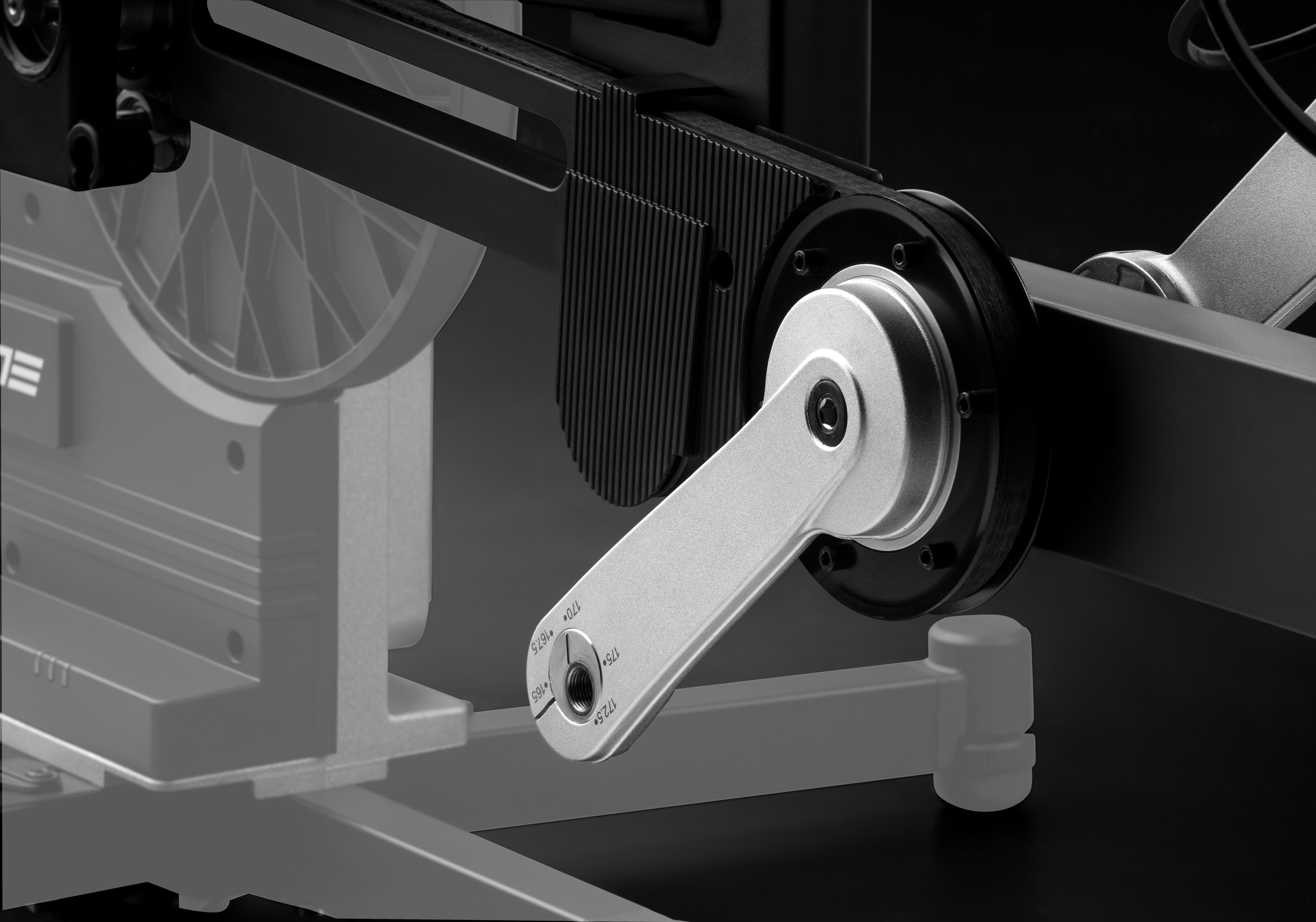 The ELITE Square smart frame comes with a quiet belt drive and other nice features such as adjustable crank length.
