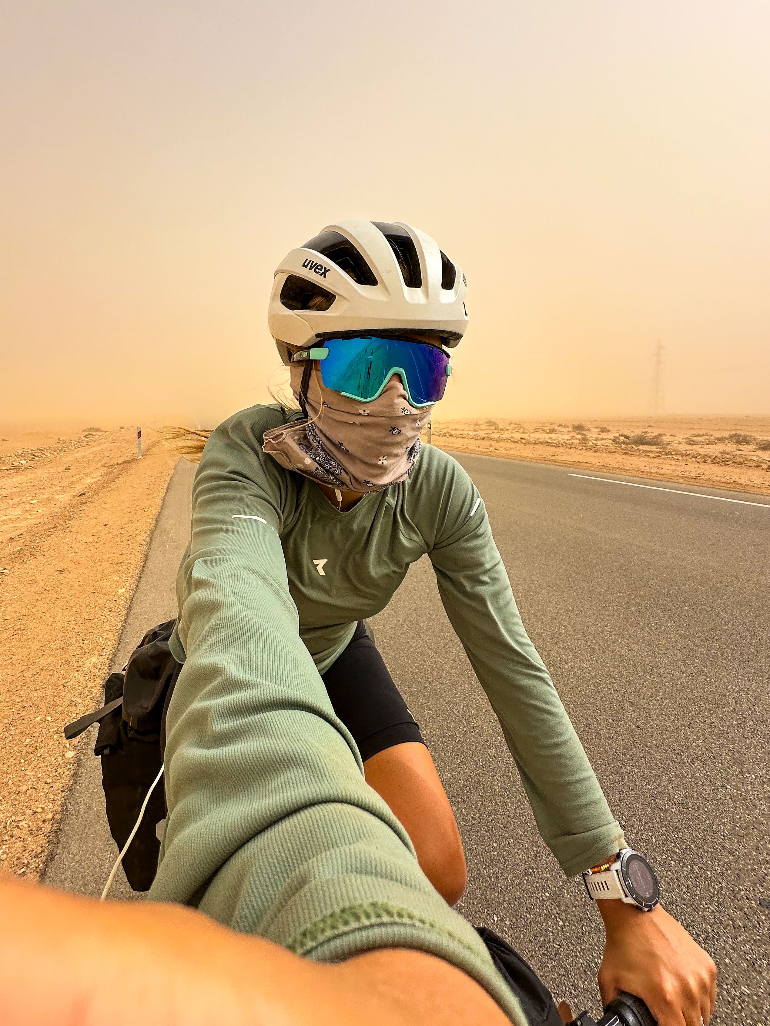 How do you prepare to ride your bike through Africa?
