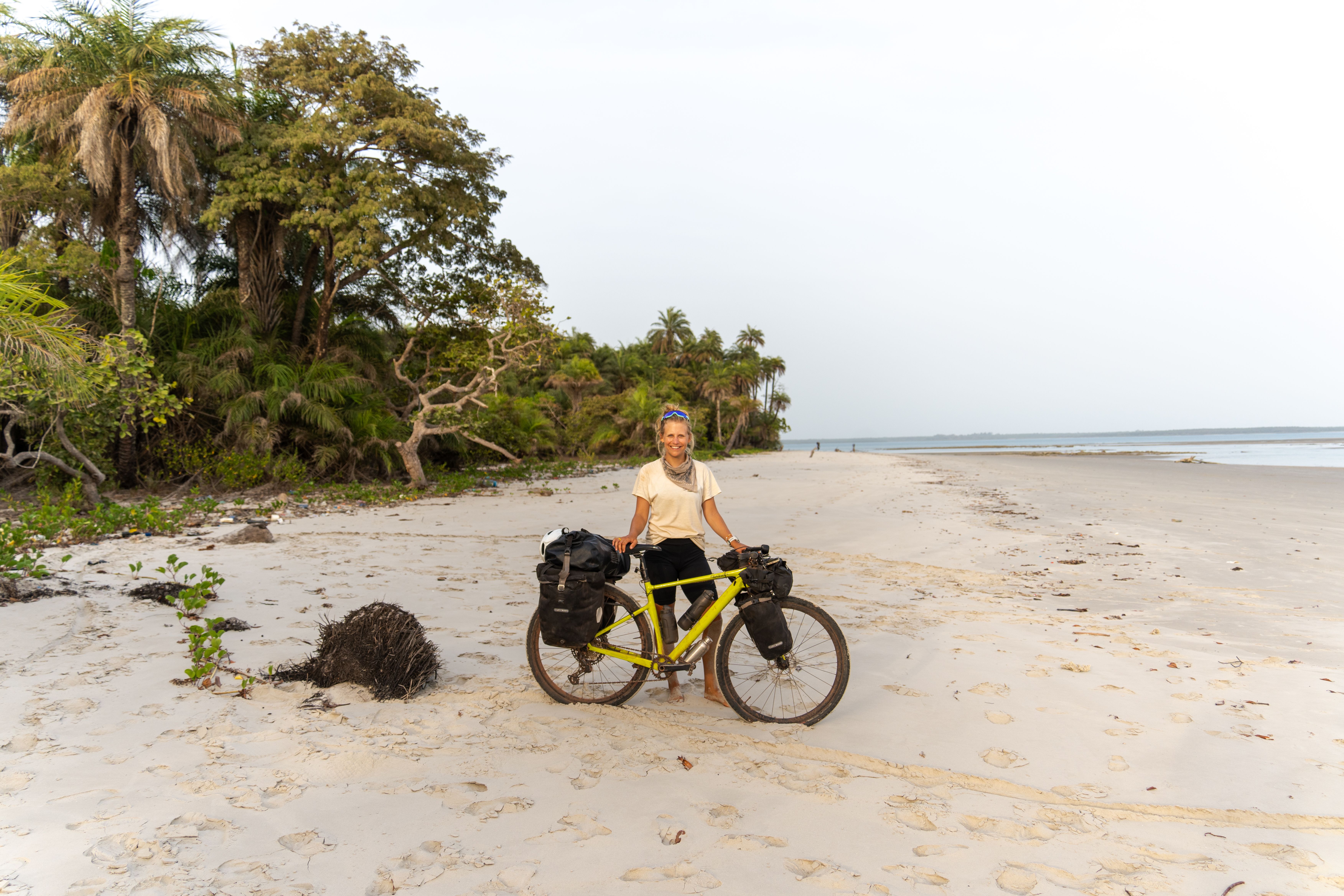 Guinea Bissau was a highlight with many empty beaches and friendly locals.