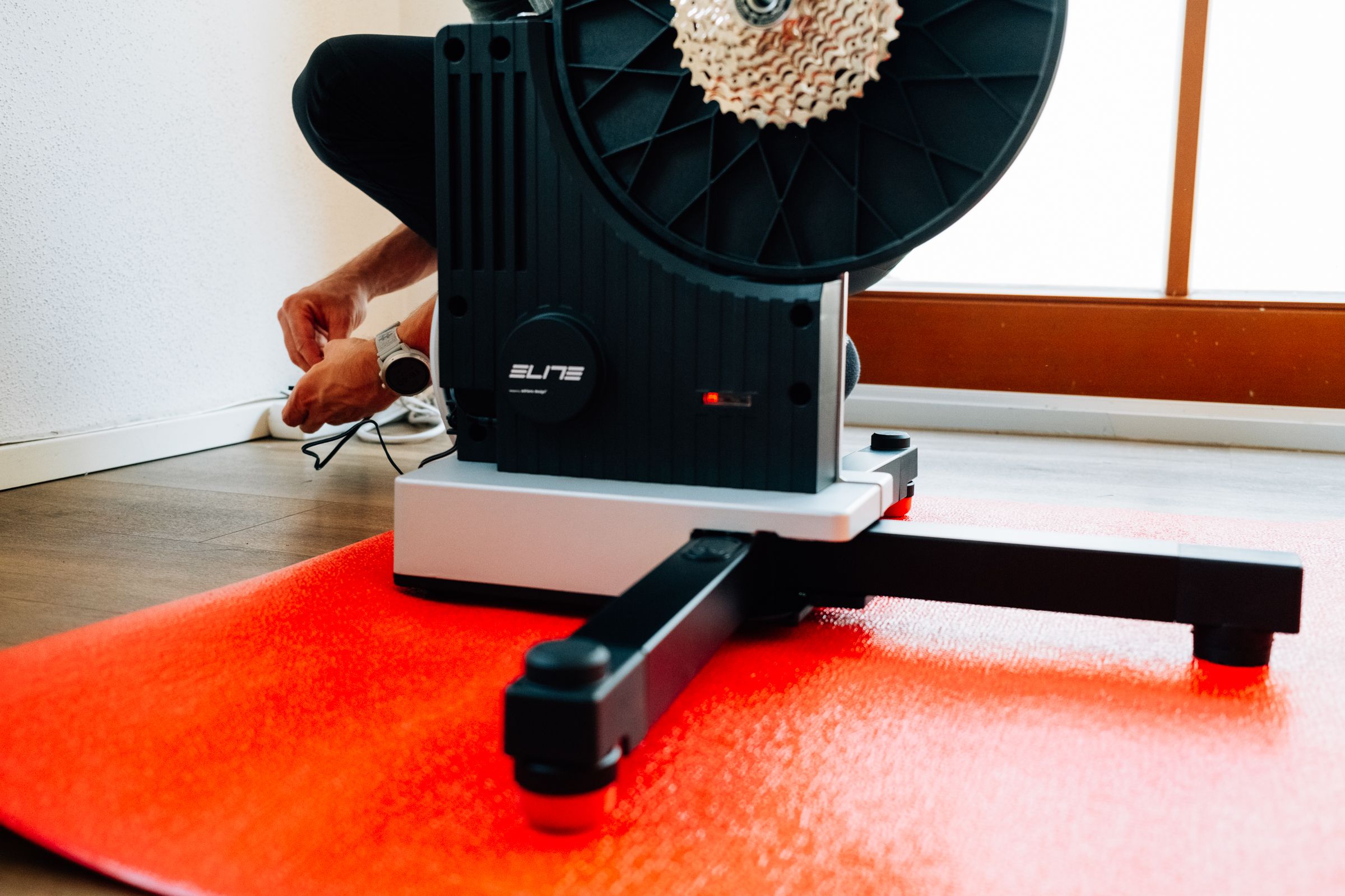 Your ELITE cycling trainer will need to be connected to a power outlet.