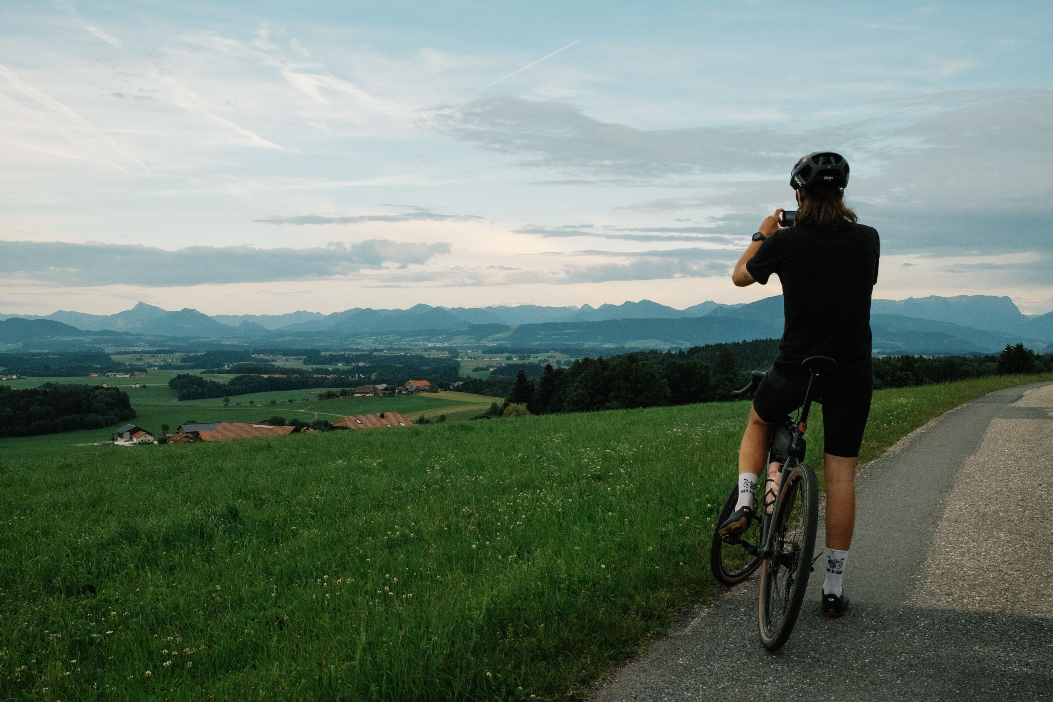 Haunsberg is a famous climb with great views known among local cyclists.