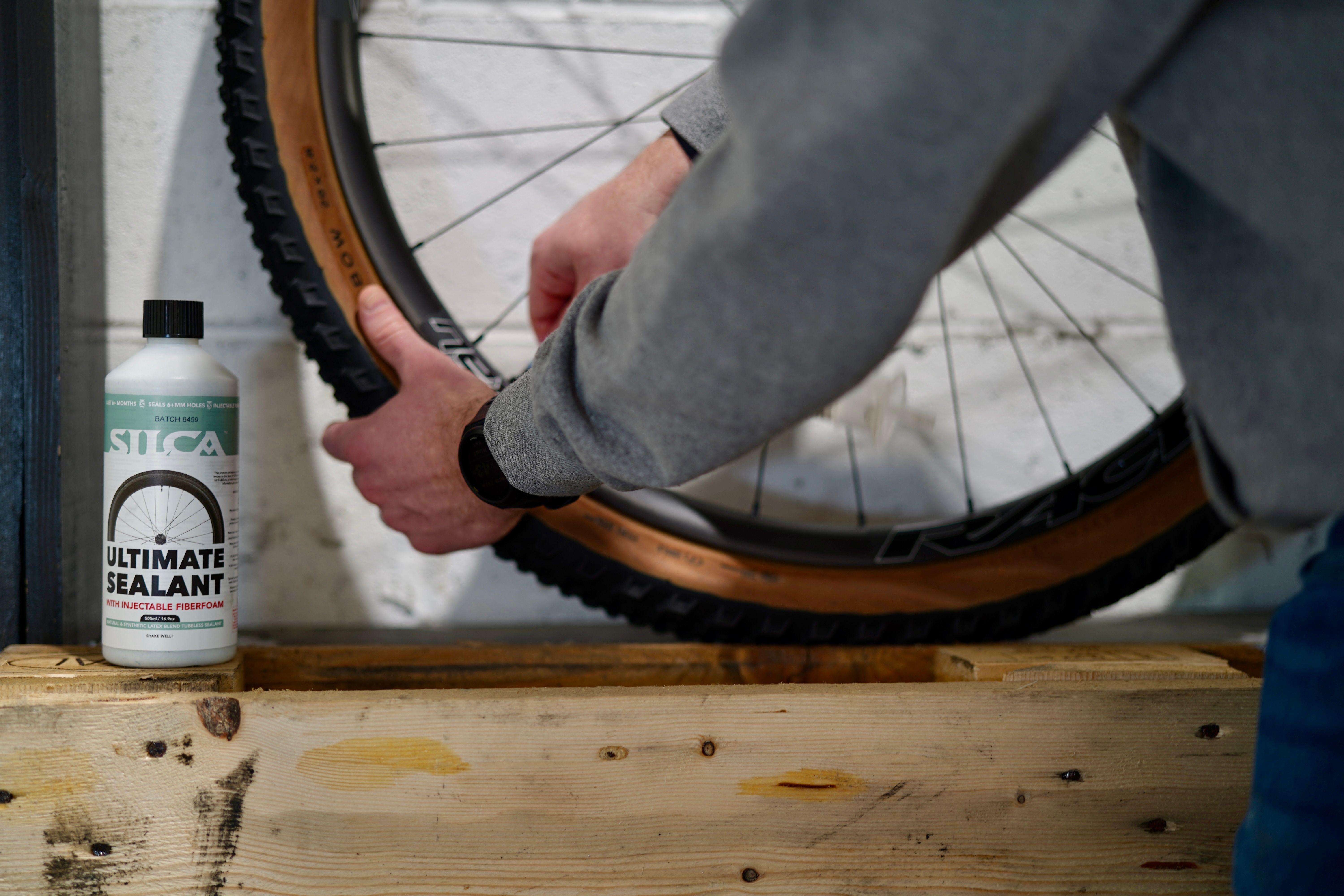 Installing sealant through the valve was a key requirement for Silca's new tire sealant.