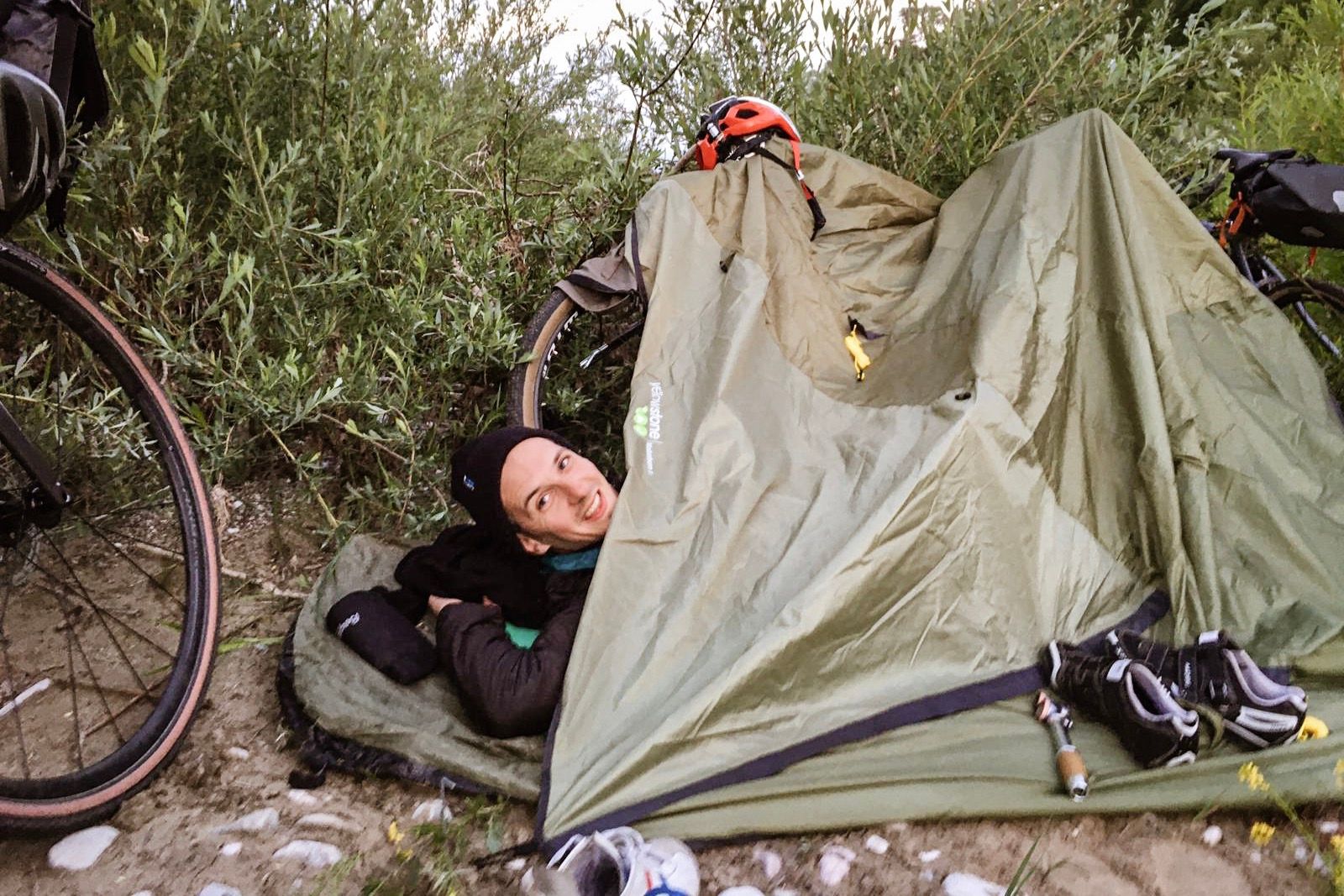 Max doesn't even shy away from bikepacking and overnighters