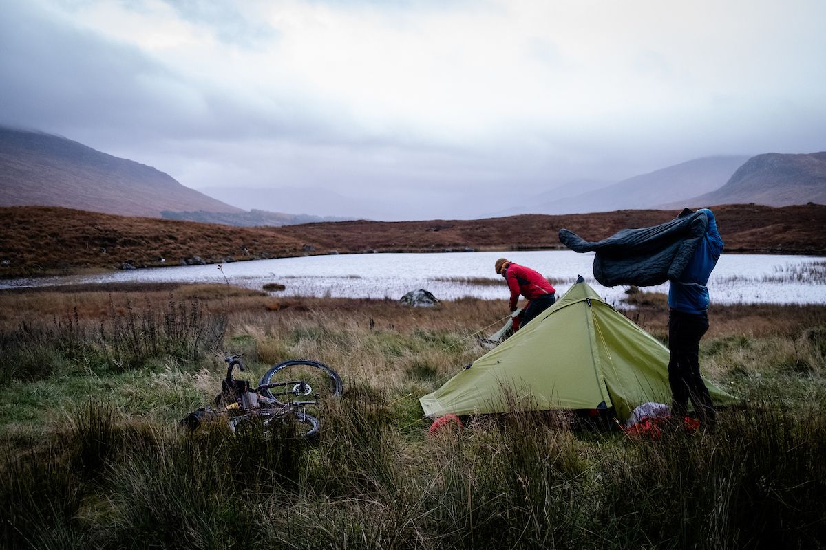 CAMPING before the race at Further Scotland