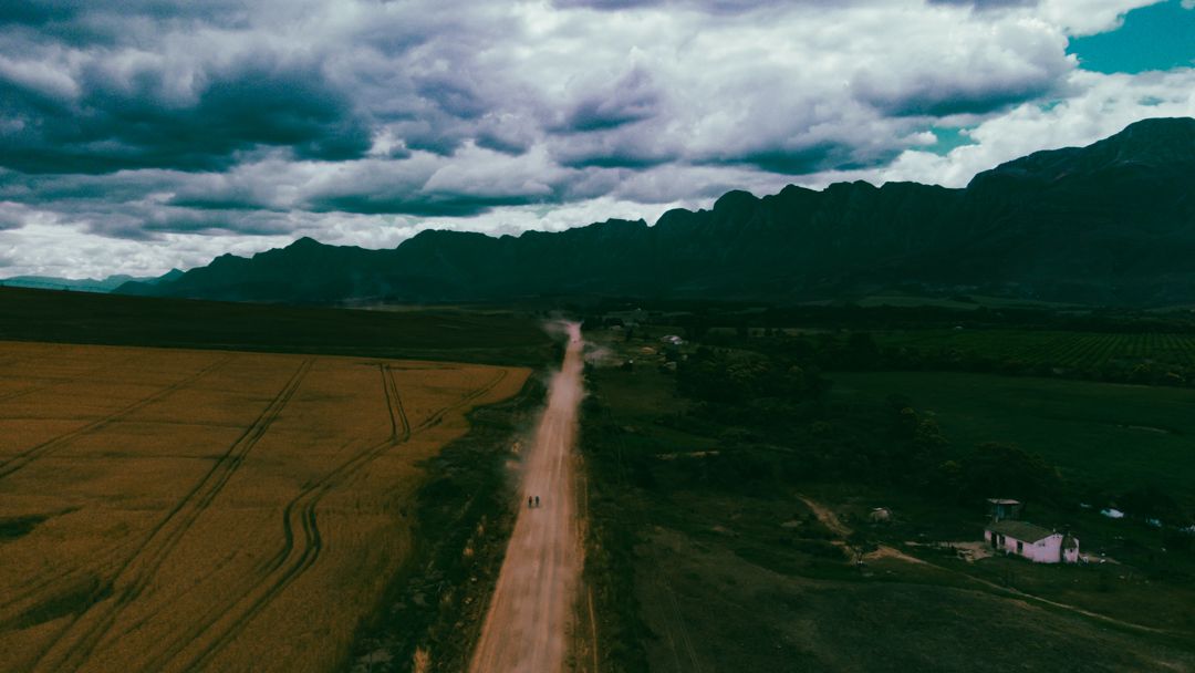 Dusty Farmroads and colourful Fields