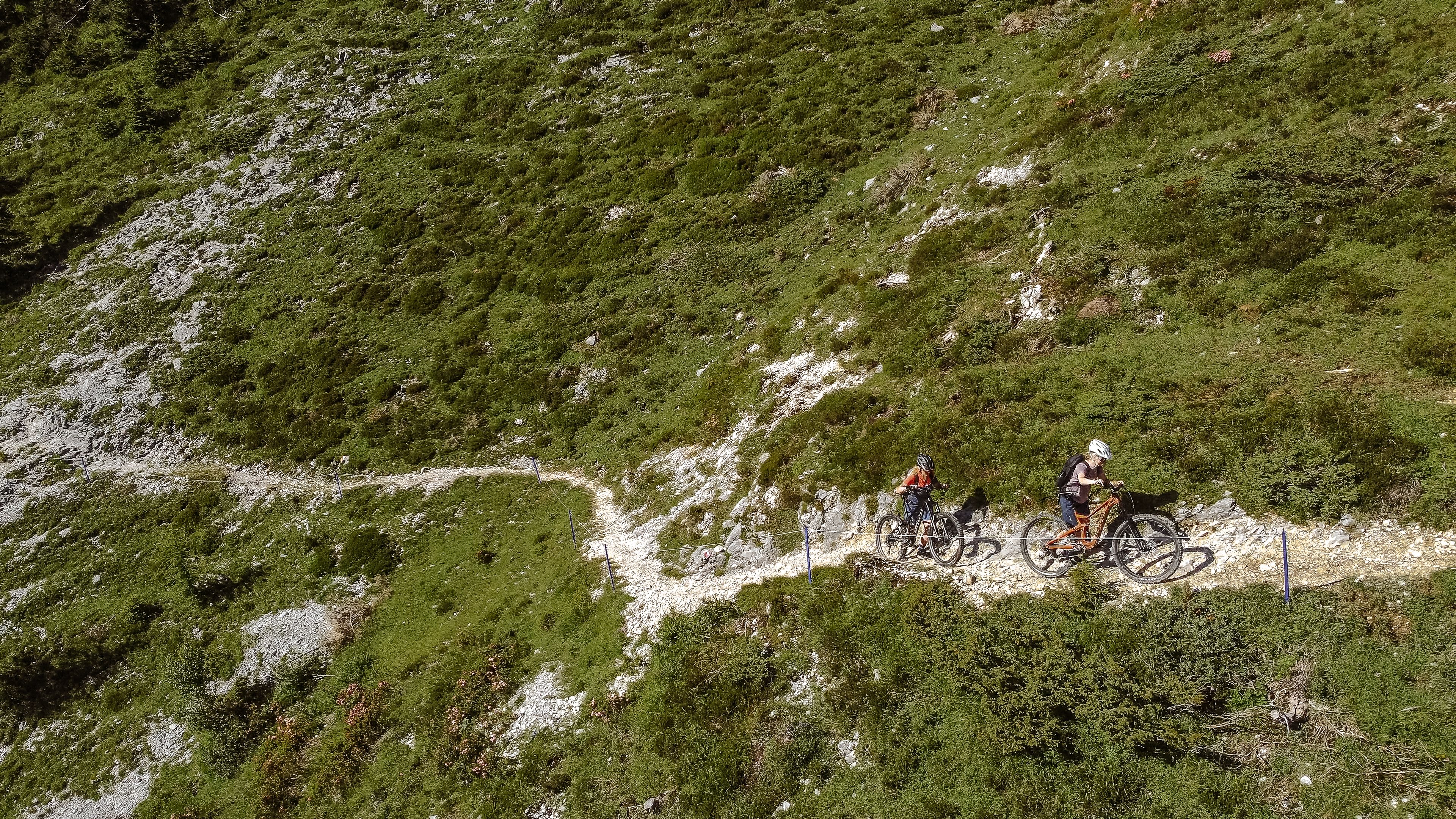 The hike-a-bike to Winterstalleralm is hard but will be well rewarded!
