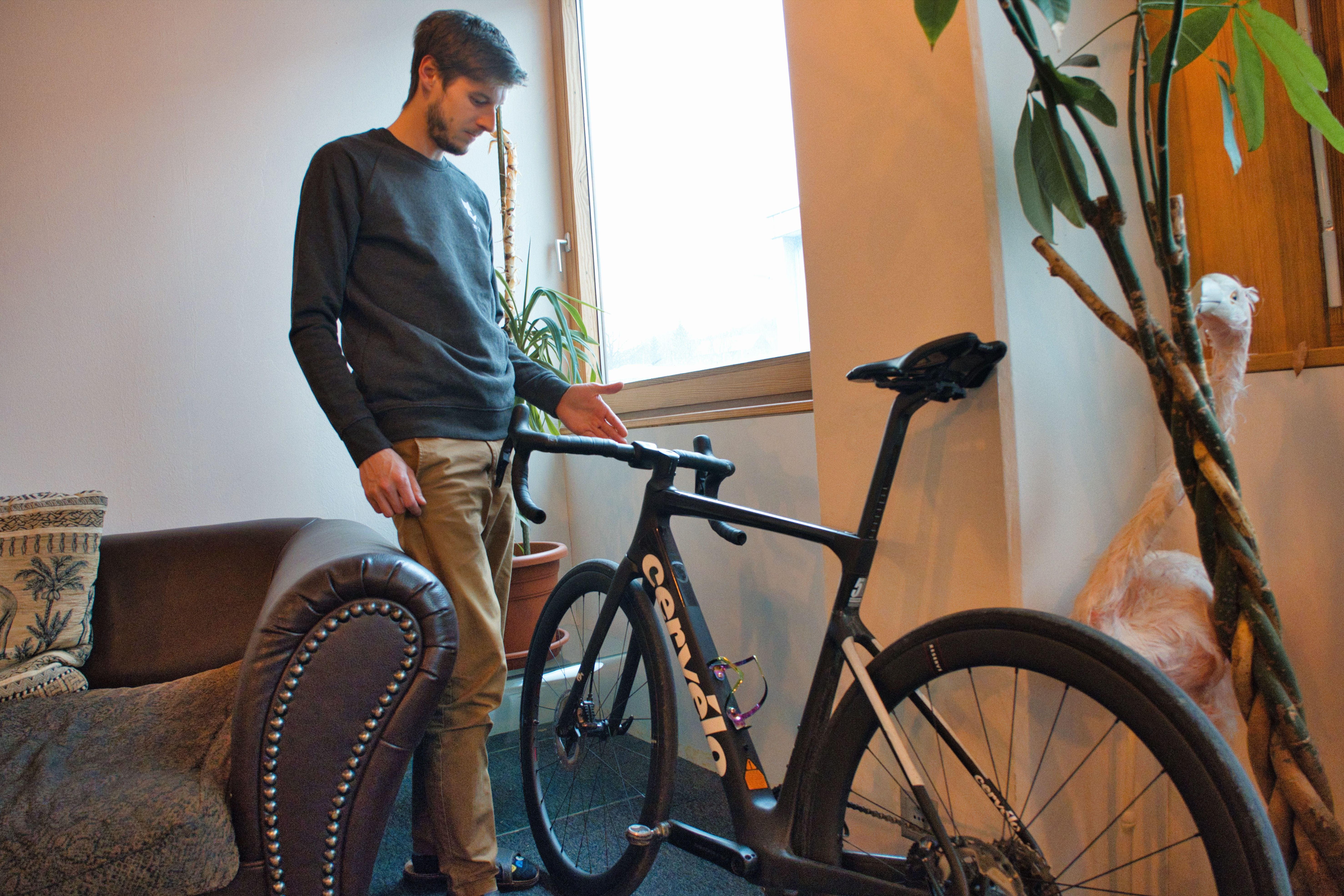 Stefan ist kein Radfahrer aber er hat viele Ideen was man am Rad 3D Drucken kann.