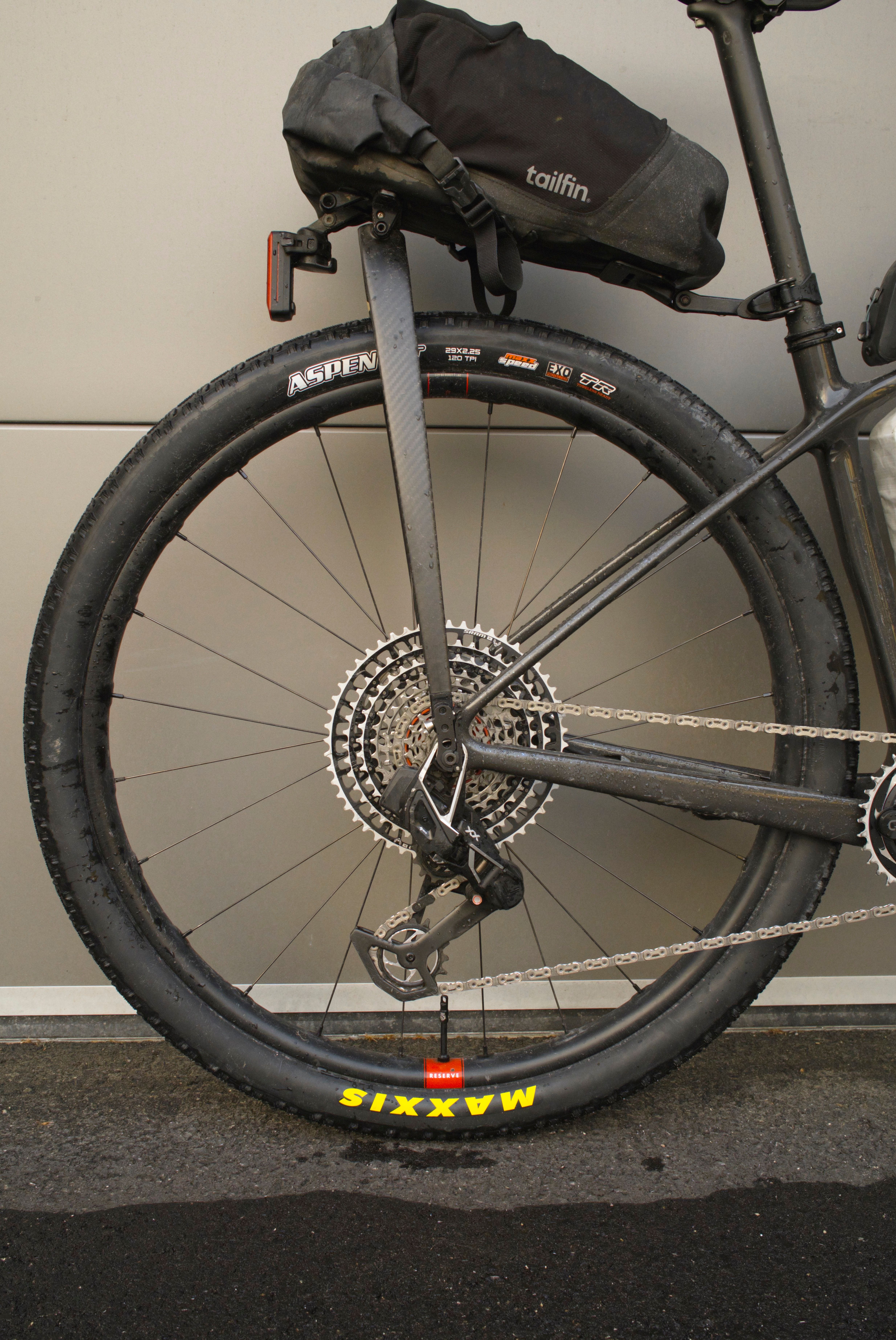 SRAM Transmission is a great choice for hard off-road bikepacking races.