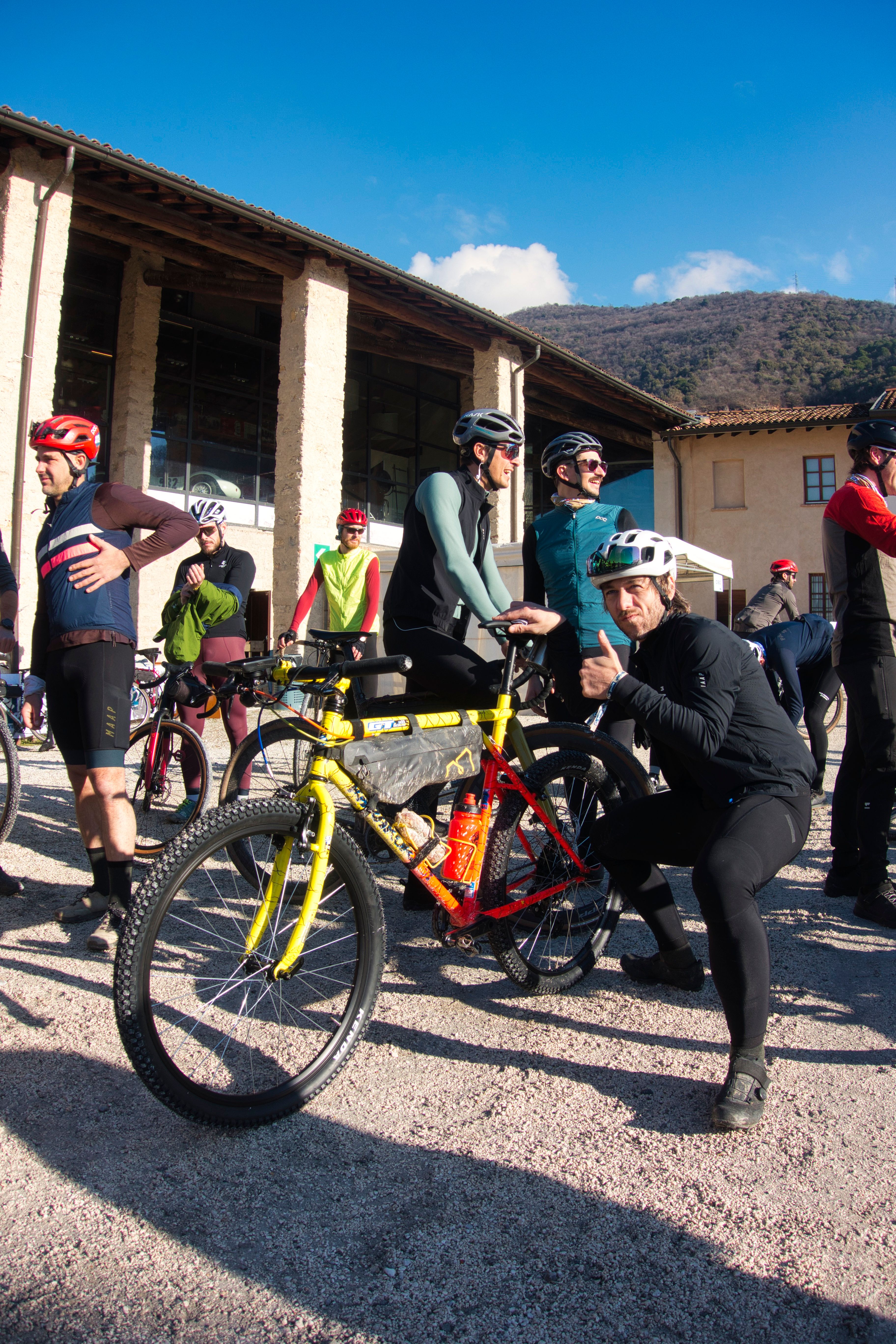 Andrea Galanti and a classic 26" MTB for Marmöl Gravel