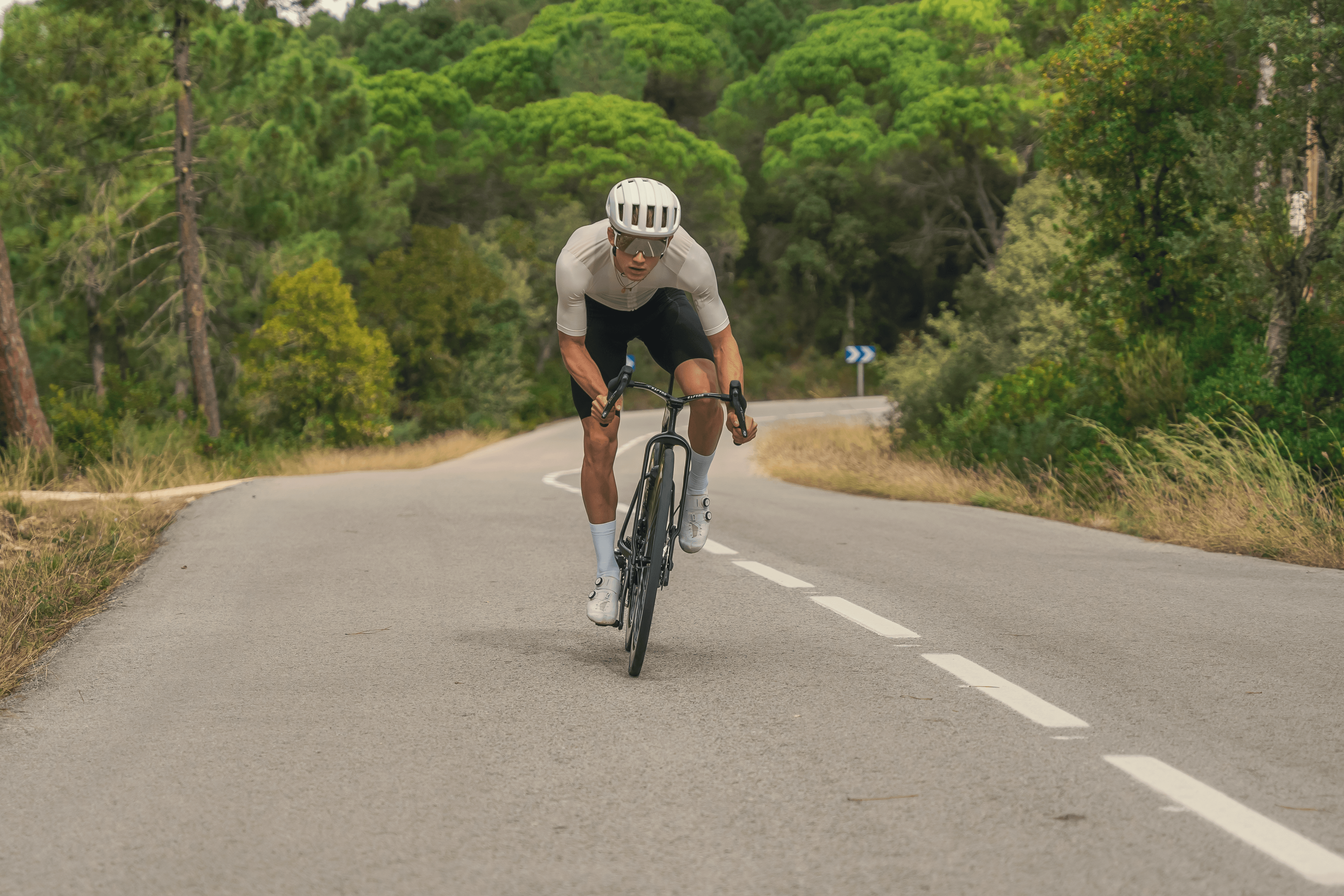 Factor One Onyx 2025 shot on Els Angels in Girona.