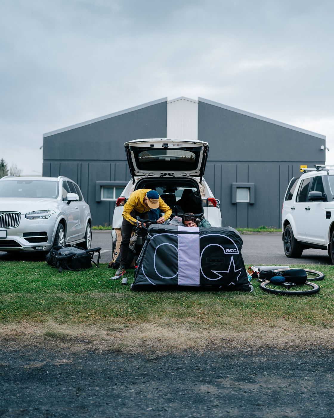 Arriving for the RIFT gravel race in Iceland.
