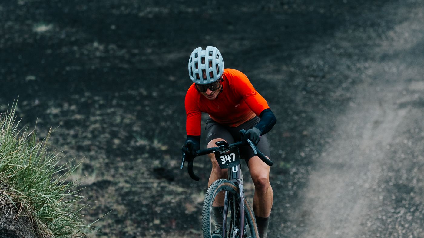 Steep climbs at the RIFT Iceland Gravel race