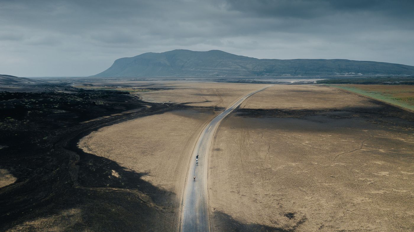 Incredible colors are formed in the volcanic landscapes of iceland