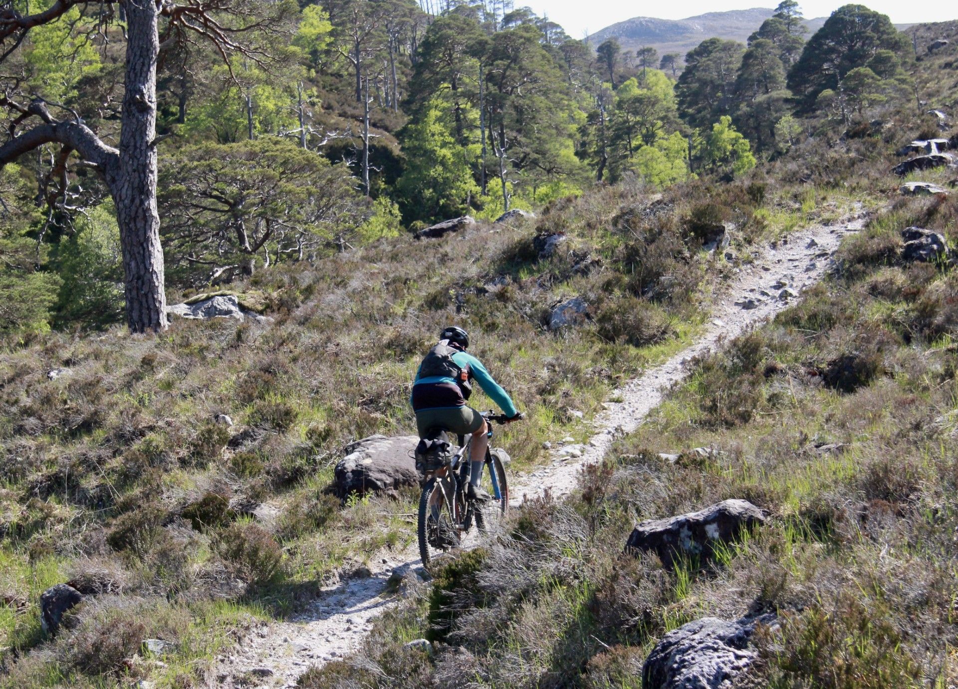Manu Cattrysse at the Highland Trail 550 unsupported bikepacking race