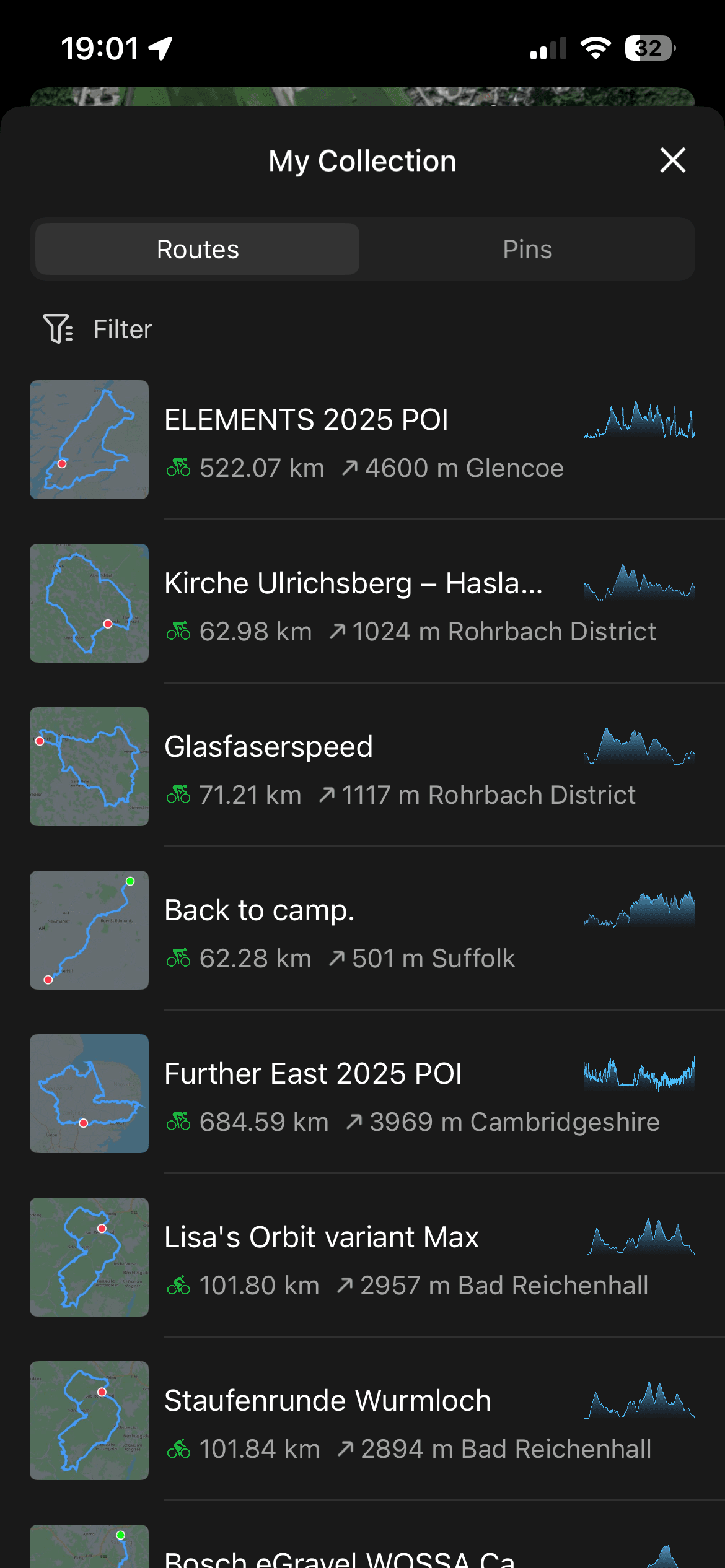 Syncing Routes to your DURA bike computer through the COROS app is handled by the Explore tab. A bit hidden.