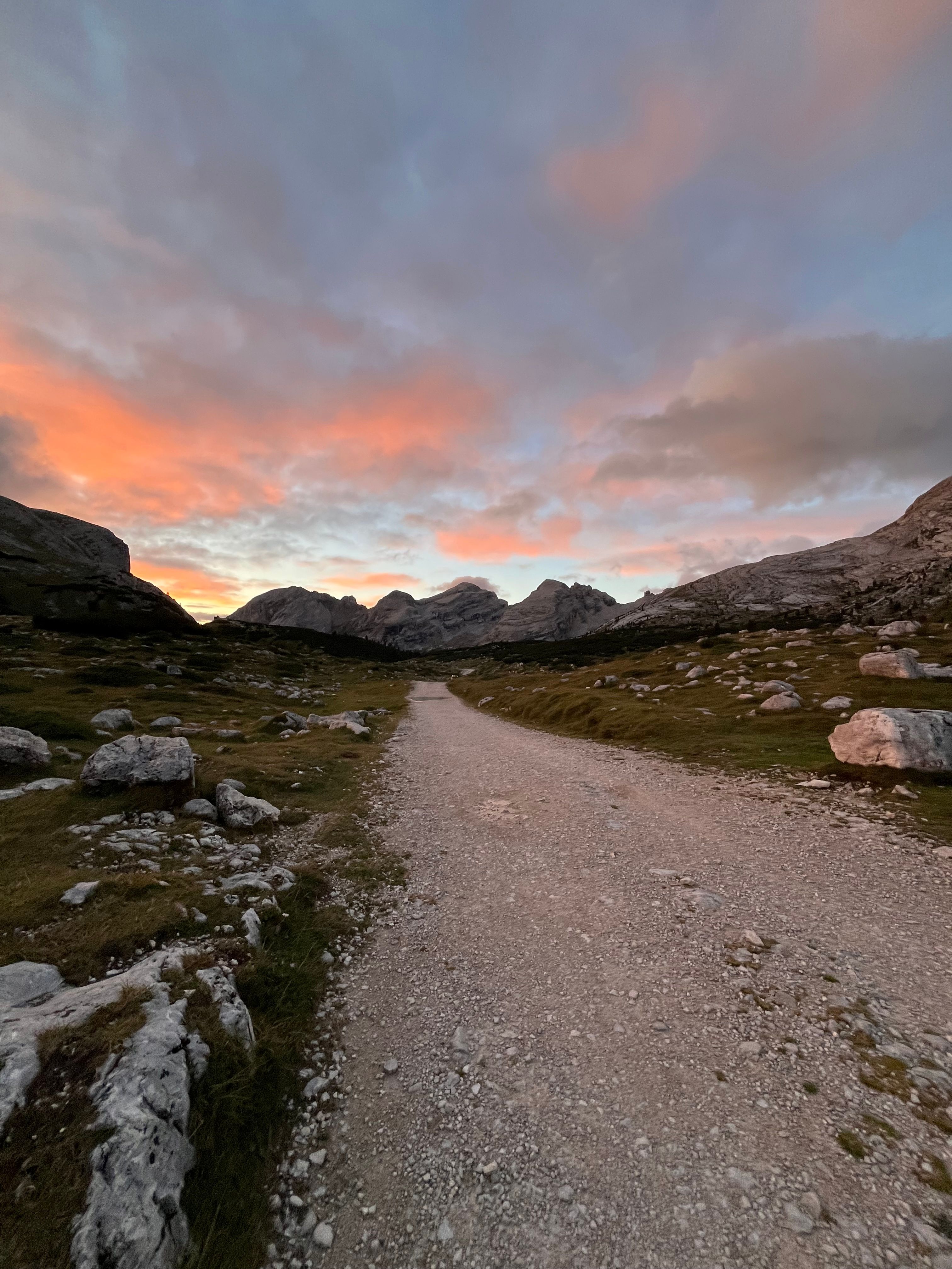Fanes at sunrise is probably one of the most beautiful experiences you can have on a bike!