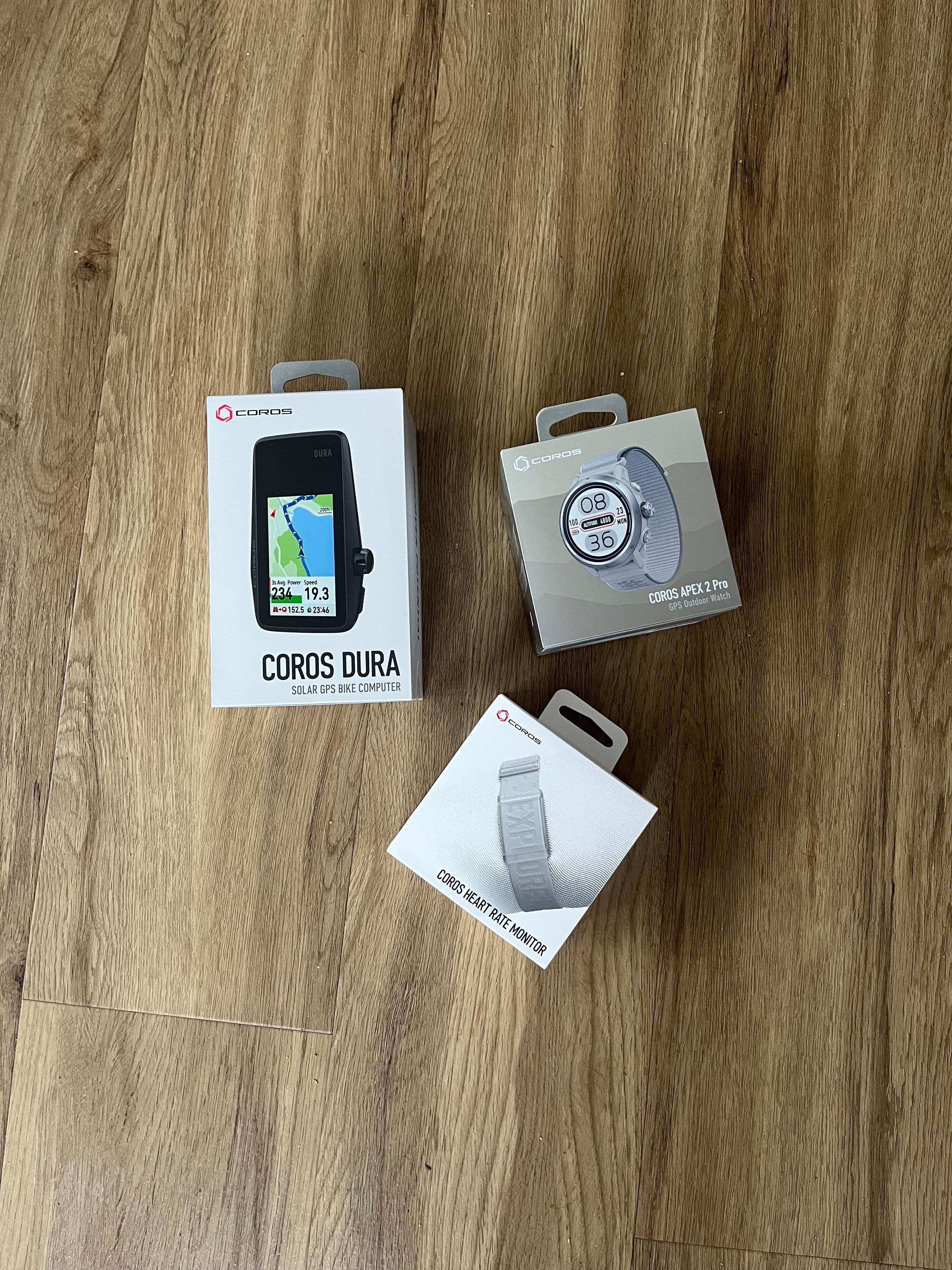 Coros provided the DURA, Apex 2 Pro and an armstrap HRM for review.
