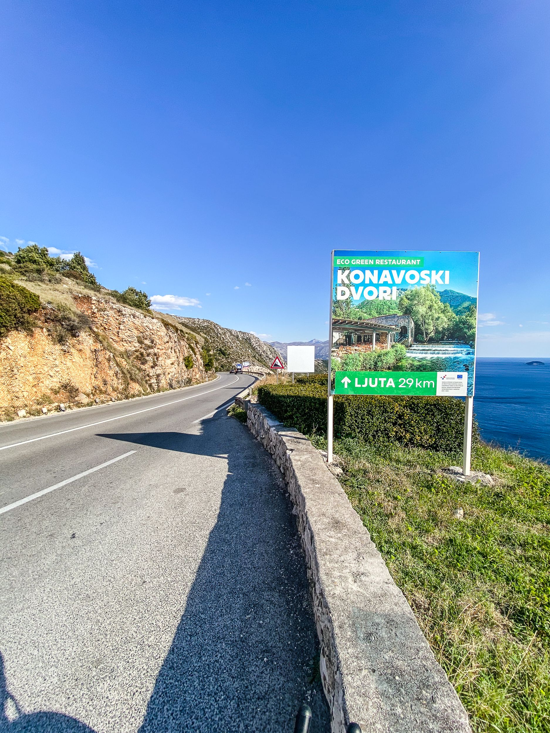 The seaside in greece is a lovely goal for bikepackers