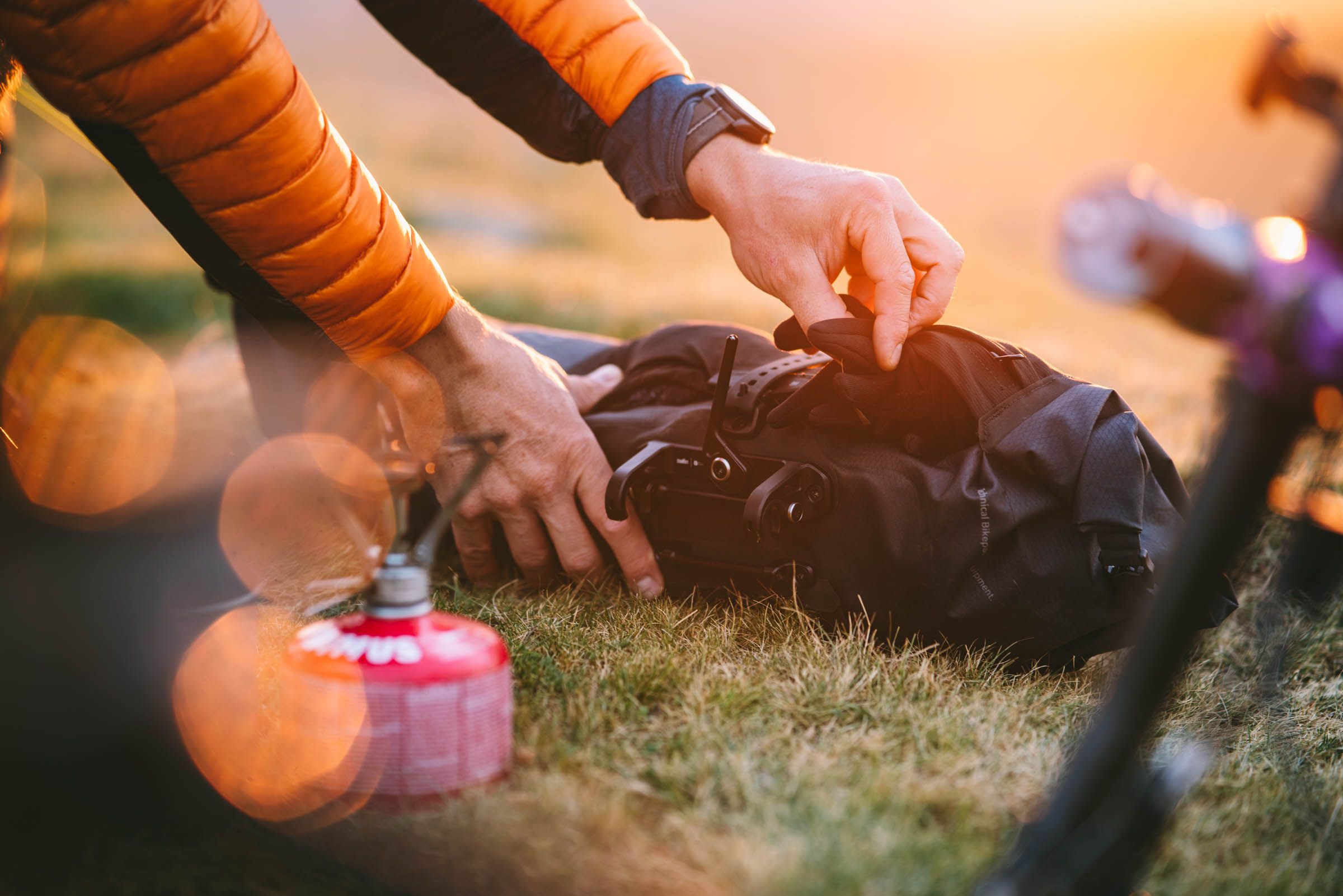 Tailfin's new handlebar Bag offers a lot of features and is easy to pack.