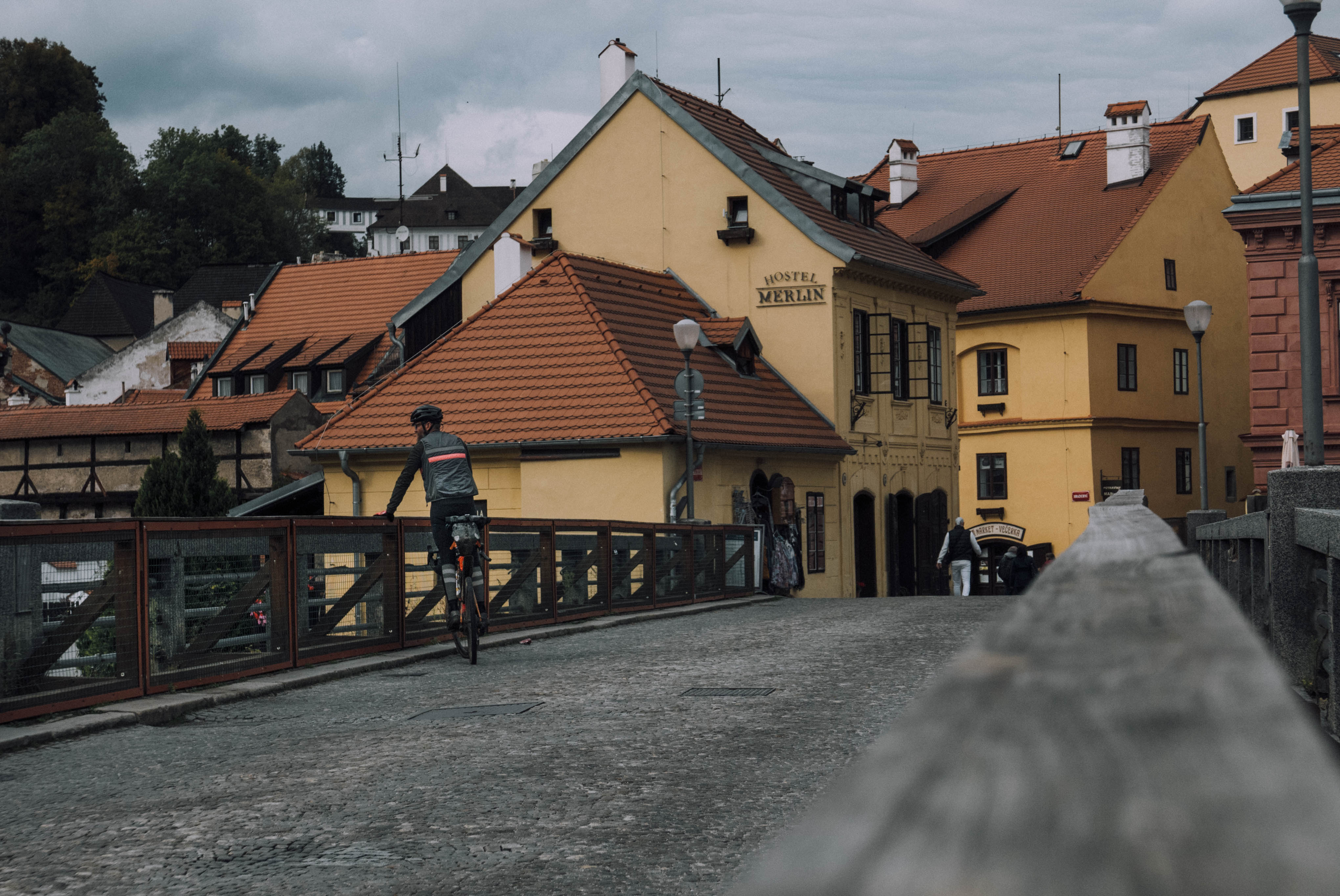 By bicycle through Krumlov