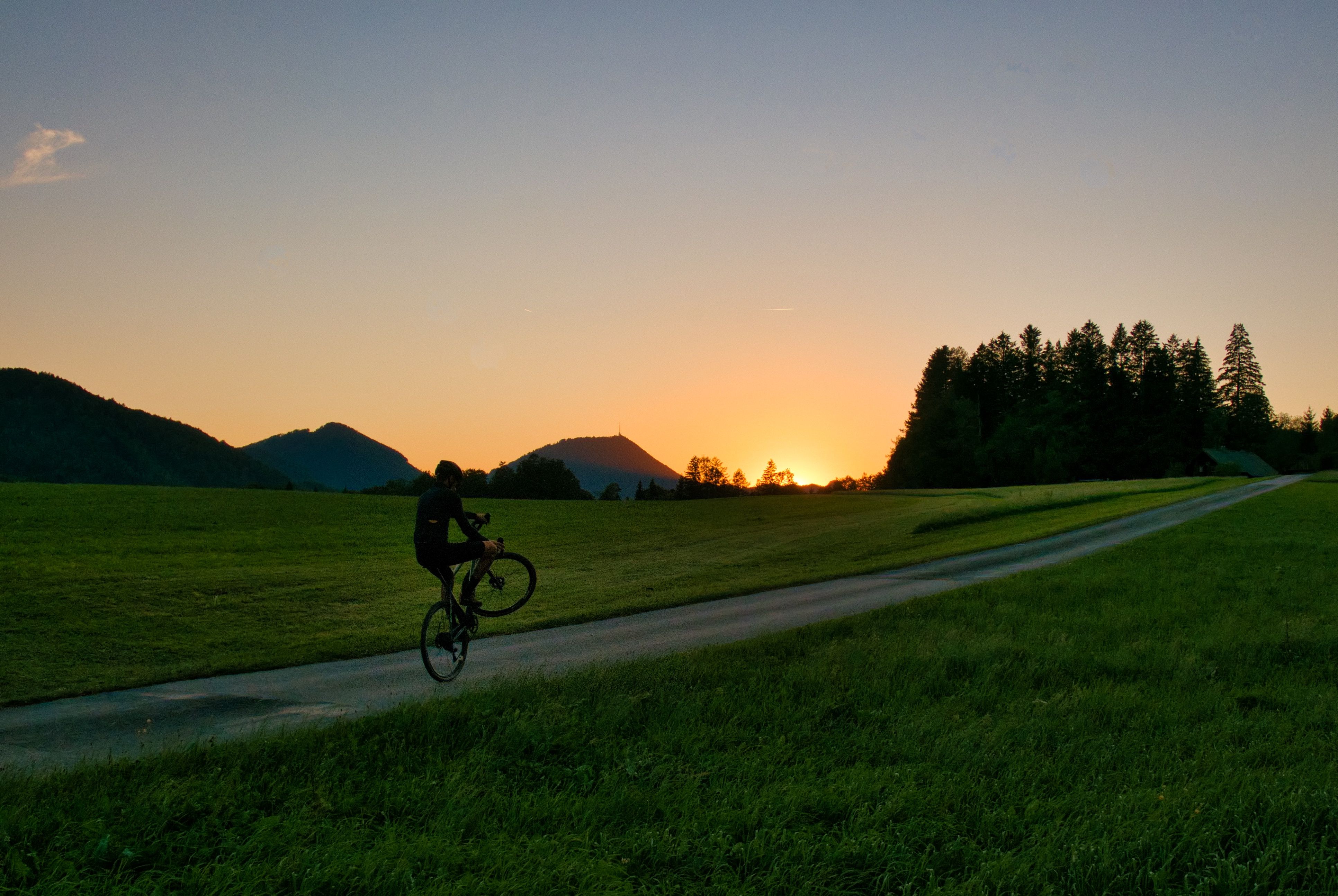 Jiri Novak genießt das Gebiet um den Fuschlsee. Er sagt, es ist perfekt für Gravelbikes.
