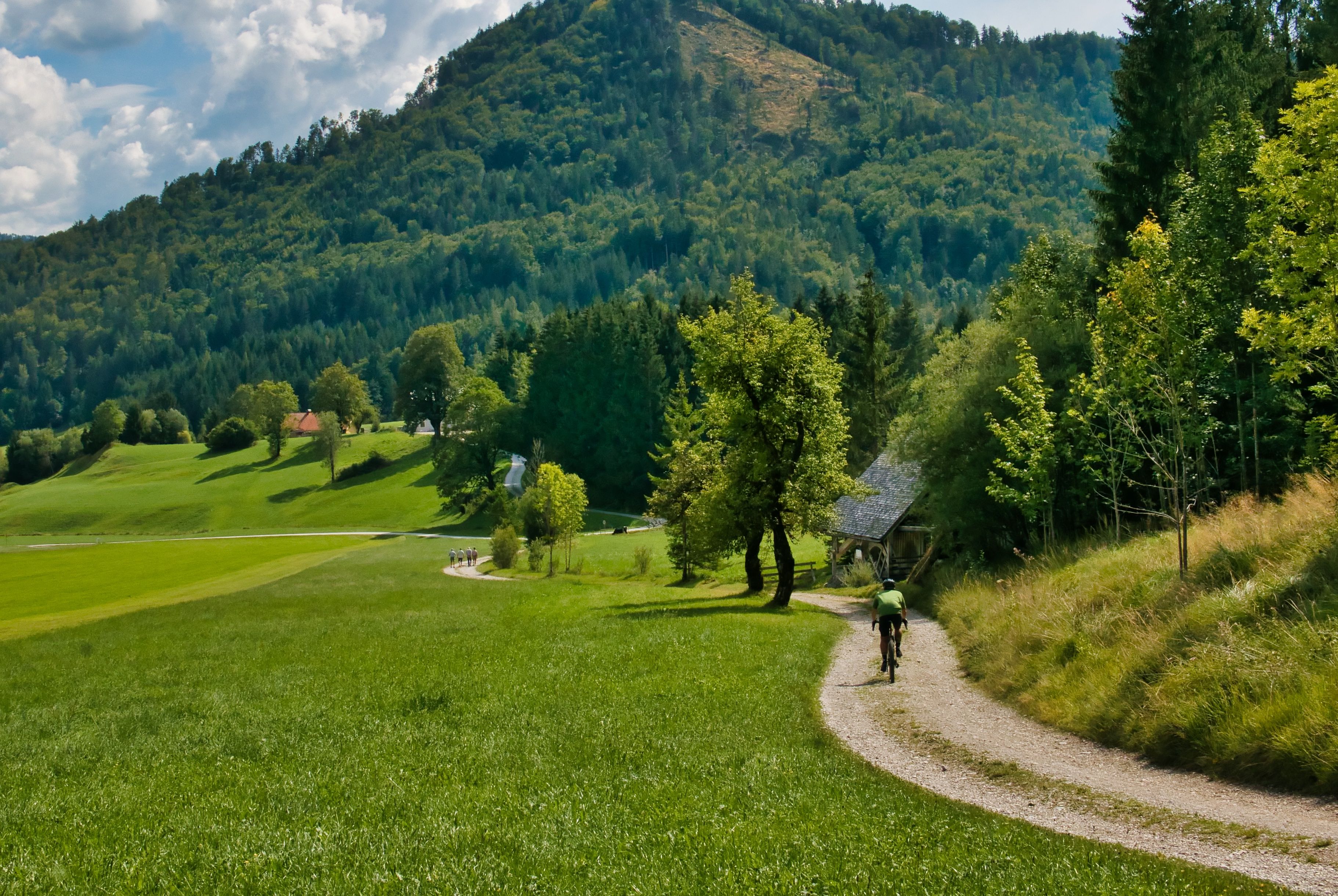 Die Pertilmühle ist wahrlich ein wunderschöner Ort für Gravelbikes in der Fuschlseeregion.