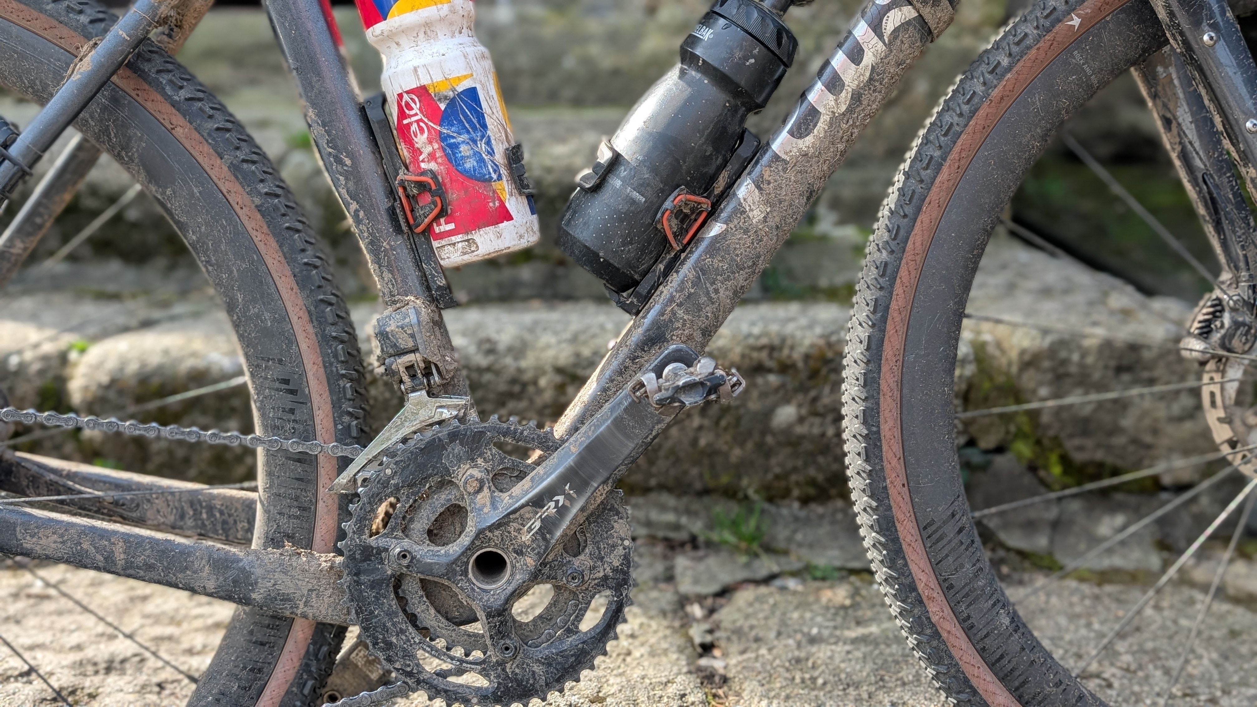 The bike has been through it