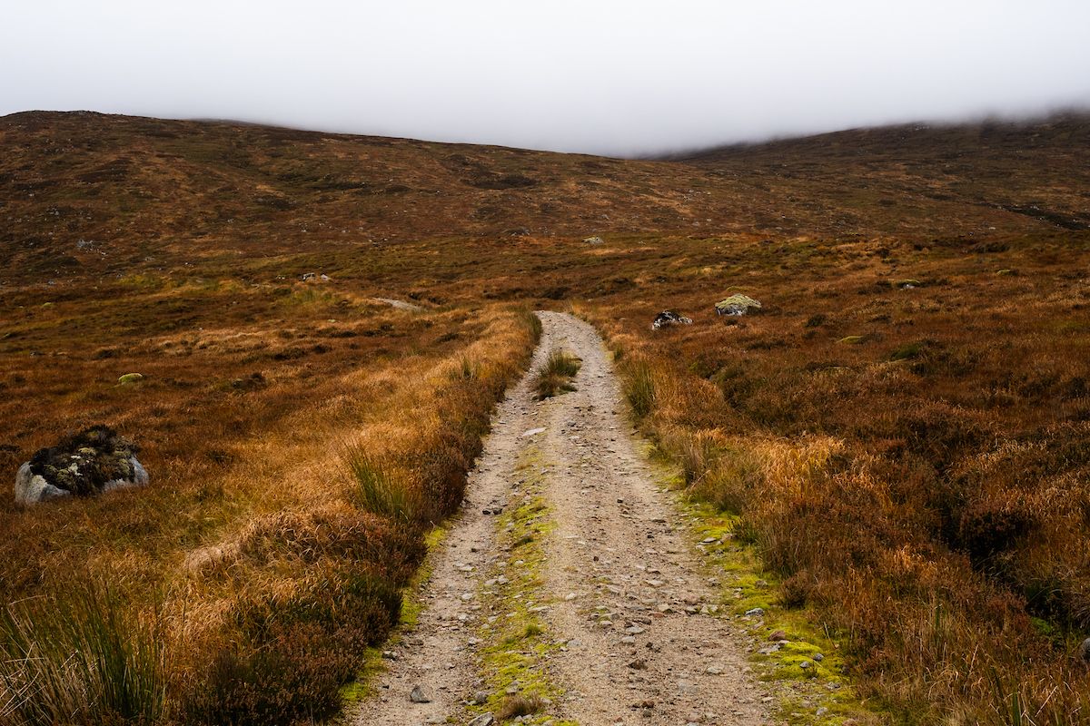 Scotland will put you up against a lot of rough gravel roads in stunnning landscapes while bikepacking.