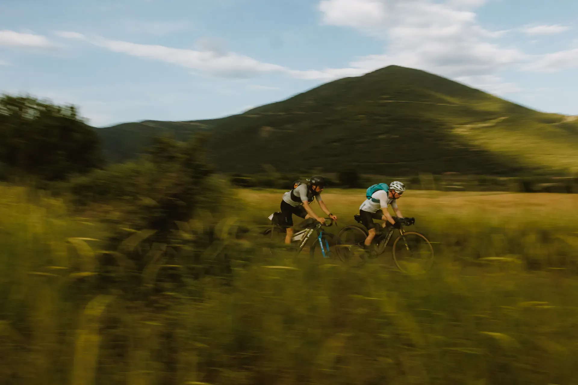 Literally sprinting to the finish of Hellenic Mountain Race.
