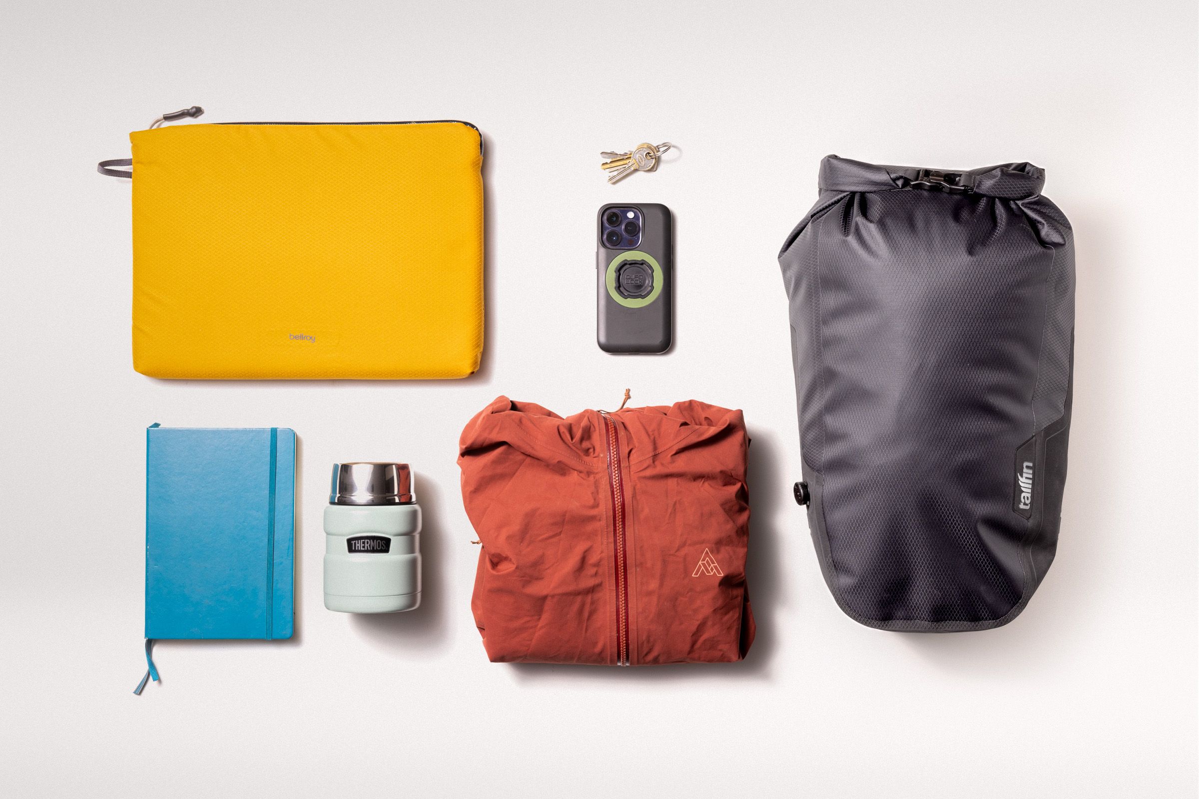 Tailfin 16L Panniers are spacious for you commuting gear including laptop..