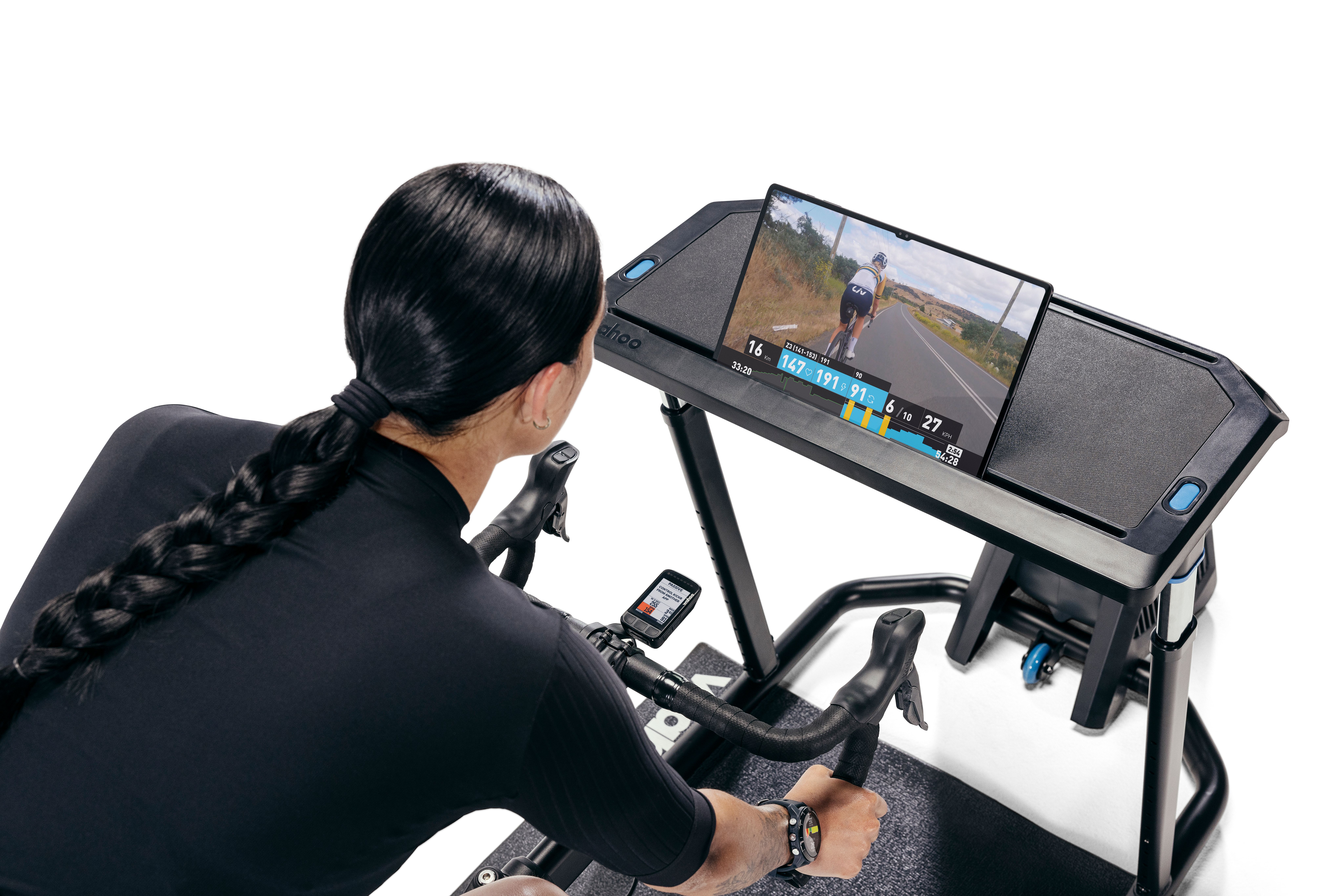 the handlebars on the KICKR BIKE SHIFT look interesting. buttons provide a game controller like feeling.