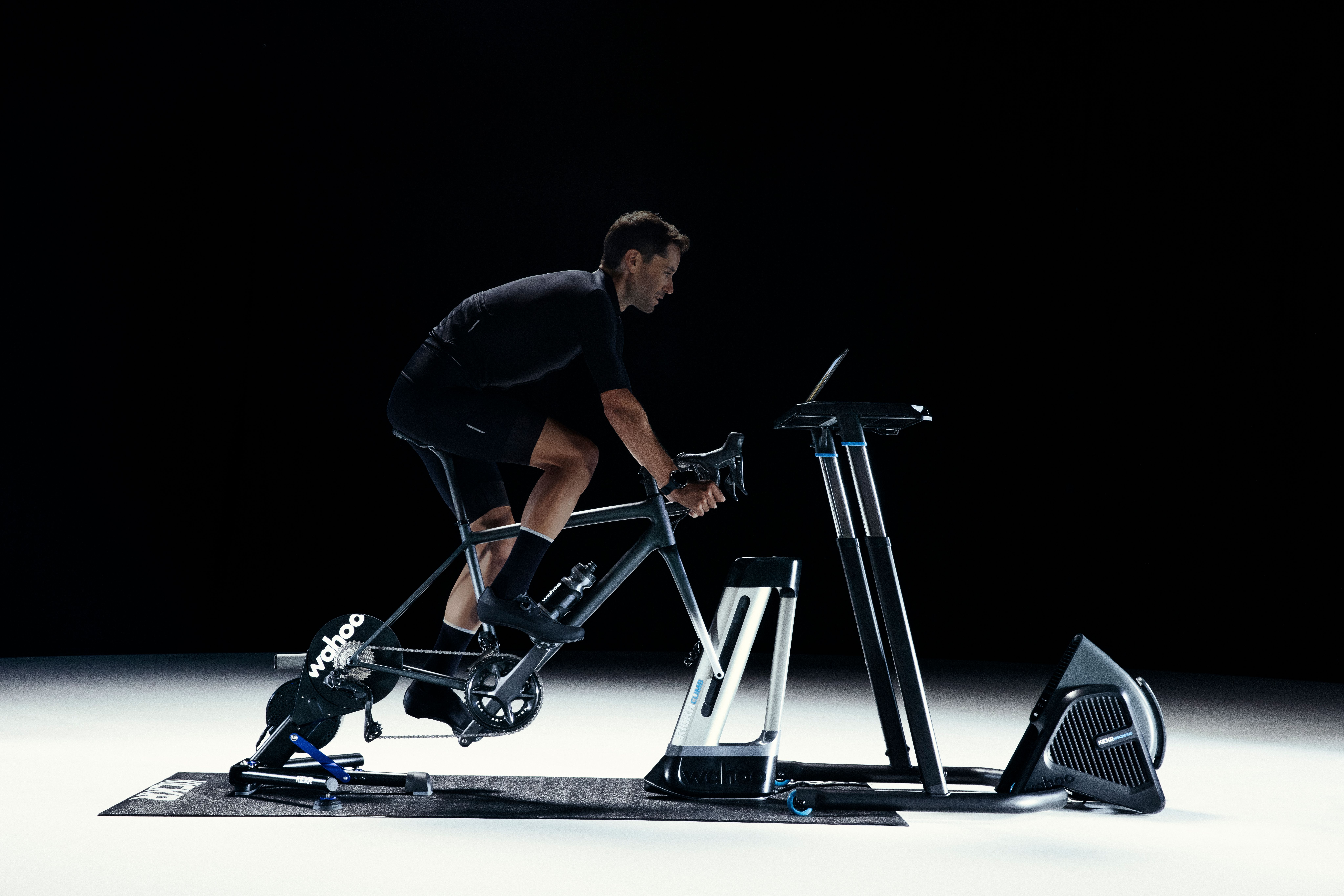 Wahoo offers an all round ecosystem for indoor cycling. Training Software, trainers, fans, and much more!