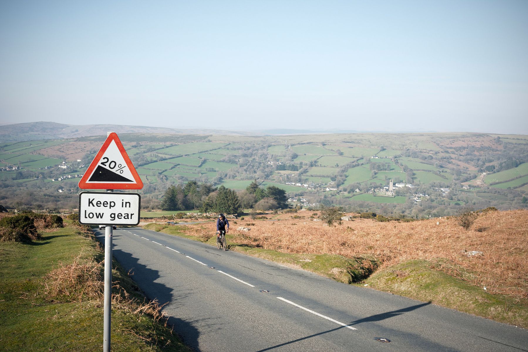 The last big climb into Dartmoor (Joe Williams)