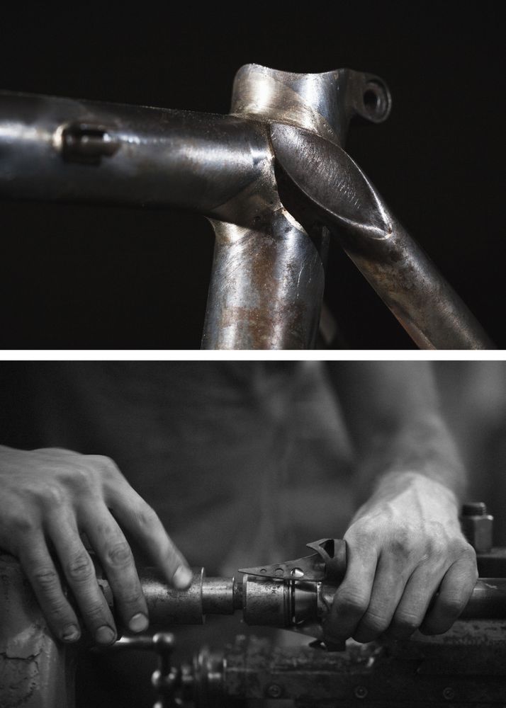 Carbon vs. Steel? Steelbikes are beautifully handcrafted by Nico Bonanno.