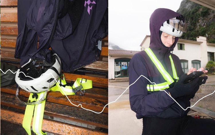 Riders of the ingaugural Alps divide bikepacking race had to deal with cold and rainy weather.