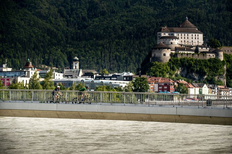 Kufstein is a magnificent city in the Inn Valley right in the Austrian alps and perfect for a cycling holiday.