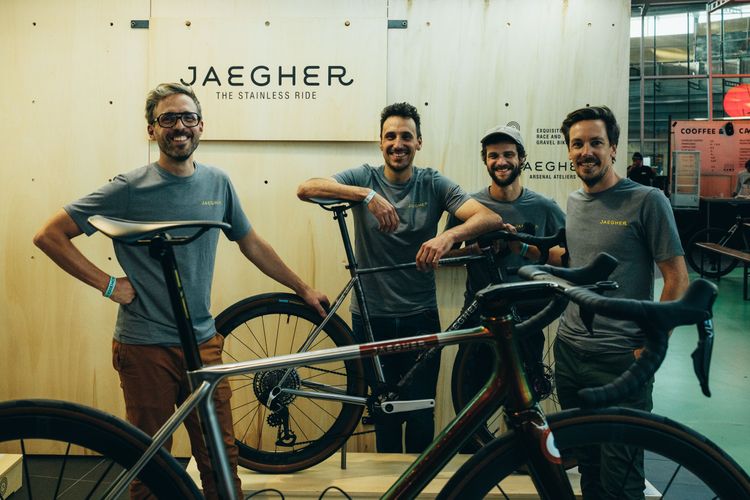 The Jaegher Cycles Crew showed an impressive new Phoenix Roadbike Prototype at BESPOKED Dresden