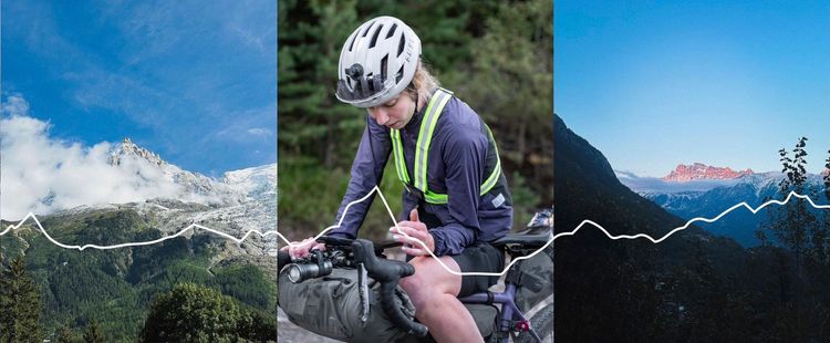 The panoramas in the french alps are a must sea for gravel cyclists and bikepackers.