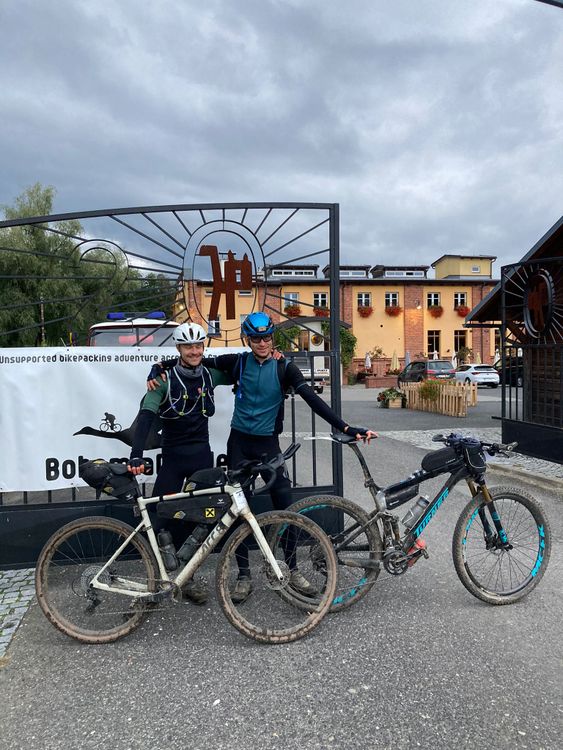 Jan Koller and Stepan Aubrecht finished the Bohemian Divide Race 2021