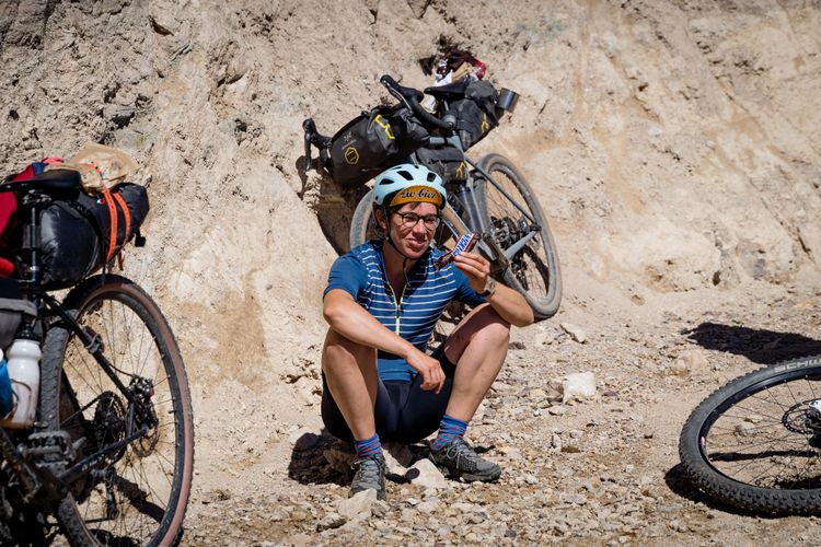 A lot of snicker are on the menu for the komoot Women's Weekender Bikepacking Event