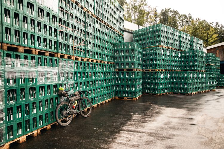 Mineral water springs are one way of how humanity uses water. You can learn about it cycling the WOSSA bikepacking route.