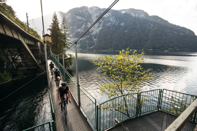 The Cycling path above the lake Hallstatt is fantastic!