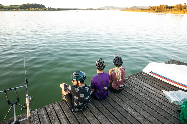 Wallersee is the last lake on our route and invites for another cool down before we ride back to Salzburg.