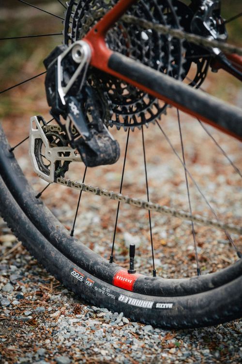 UDH derailleur on the Santa Cruz Stigmata Gravelbike makes it ready for SRAM transmission.