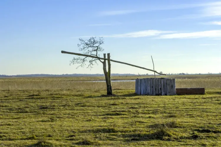 Unique landscapes along the iron curtain Trail.