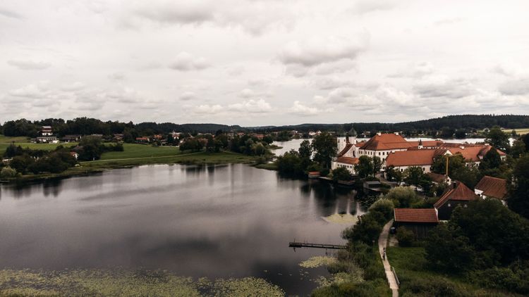 The Seeon monastry is definitely a highlight when bikepacking through Bavaria. 