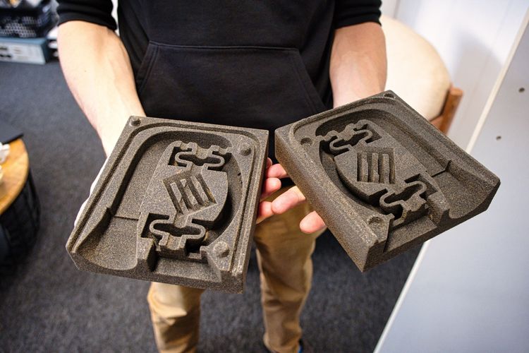 Auch Formen für die Massenfertigung von Produkten können mit 3D Druck produziert werden.