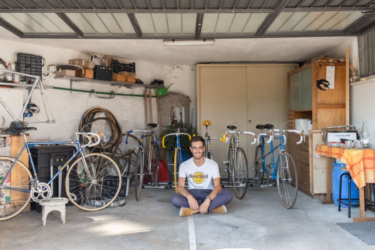 Dario in his workshop