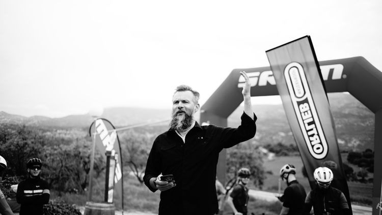 Ondrej Vesely is the organizer of the Border Bash Aragon camp sponsored by SRAM and Ortlieb.