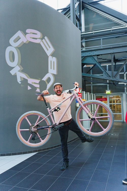 Huhn cycles was best MTB of BESPOKED Dresden 2024 bike show